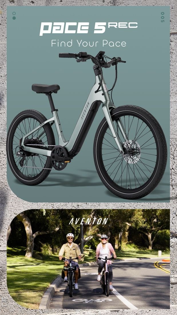 Aventon static Meta ad: Commute use-case expansion