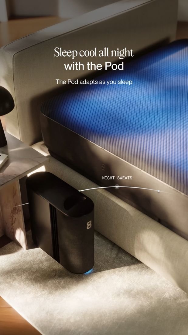 Eight Sleep static Meta ad: Real-time adaptation demo
