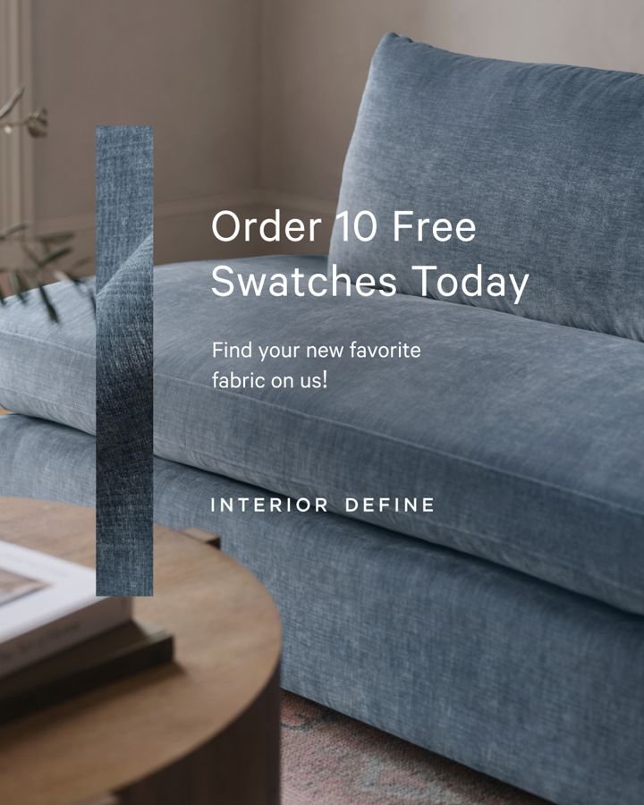 Interior Define static Meta ad: ‘10 free’ offer clarity