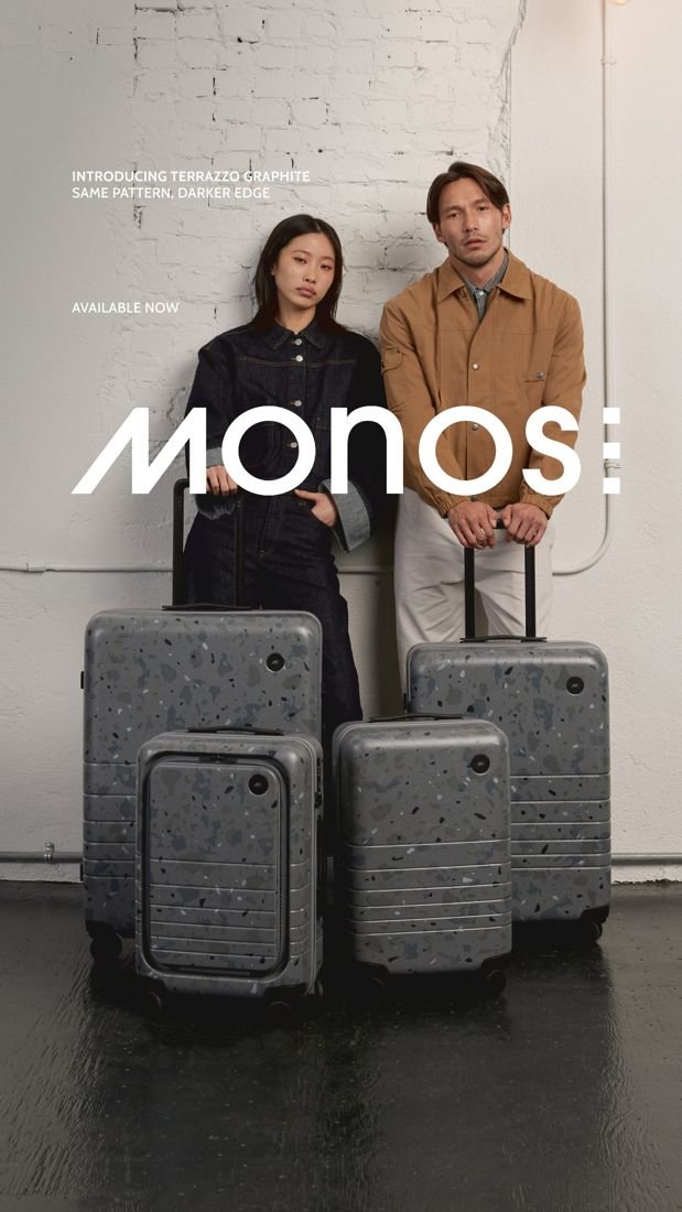 Monos static Meta ad: New colourway drop