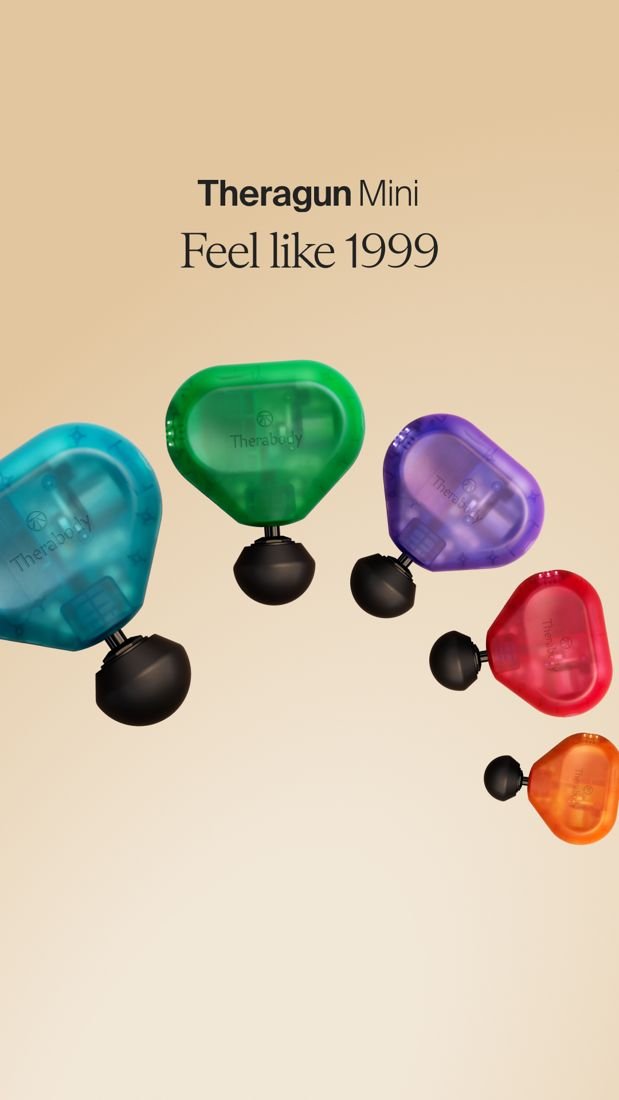 Therabody static Meta ad: Limited-edition colour drop